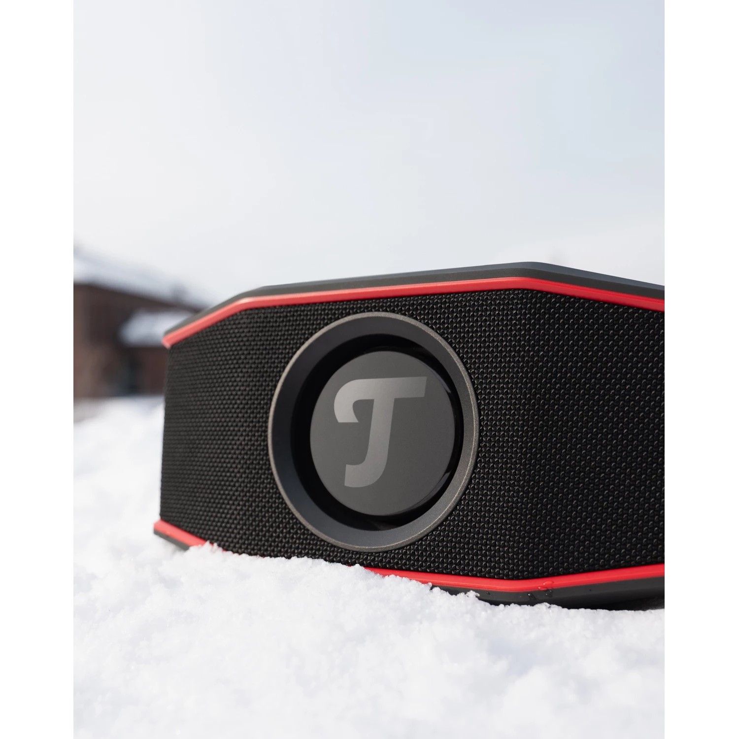 Teufel ROCKSTER GO 2 Bluetooth Speaker wireless black red