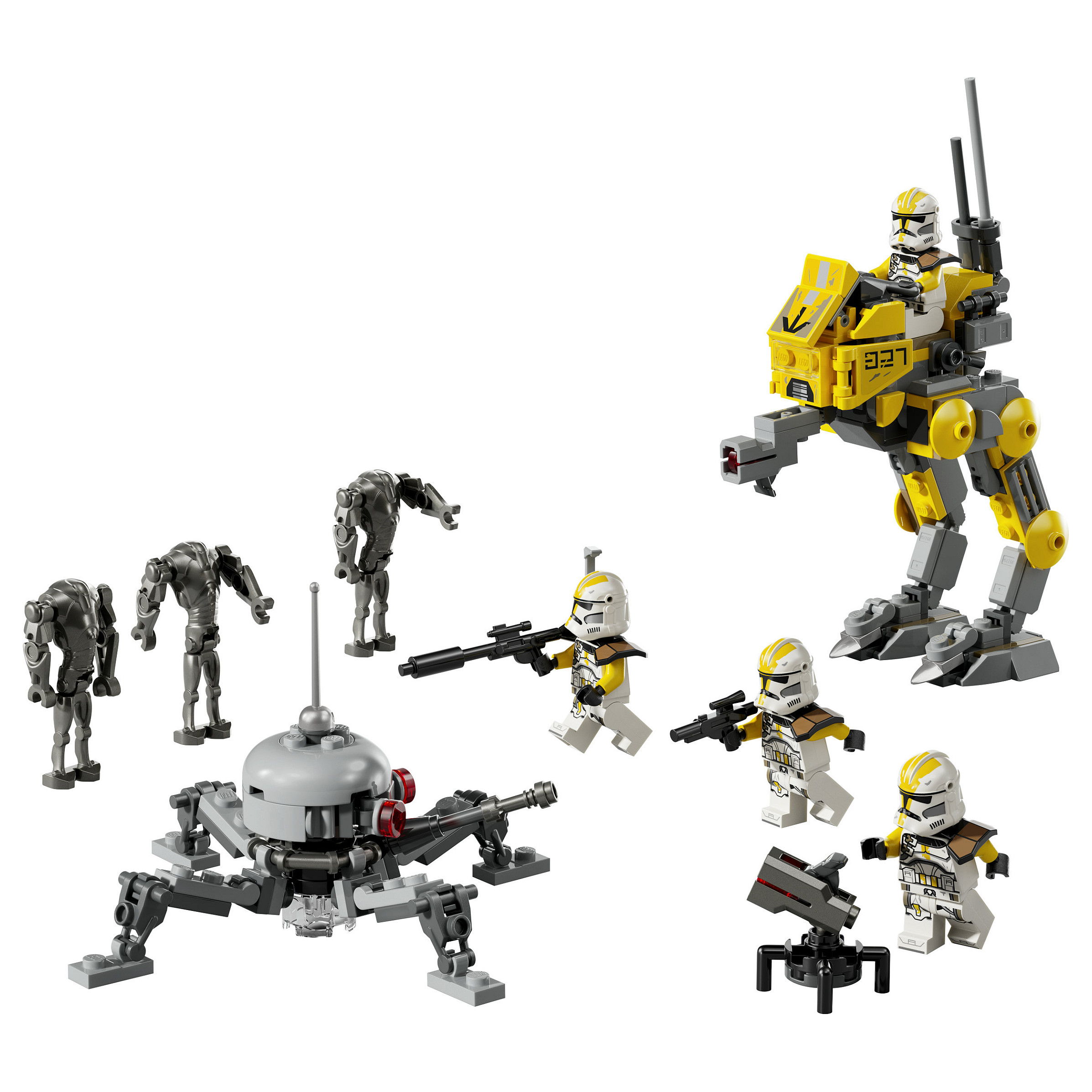 LEGO Star Wars 327th Star Corps Clone Troopers Battle 75431