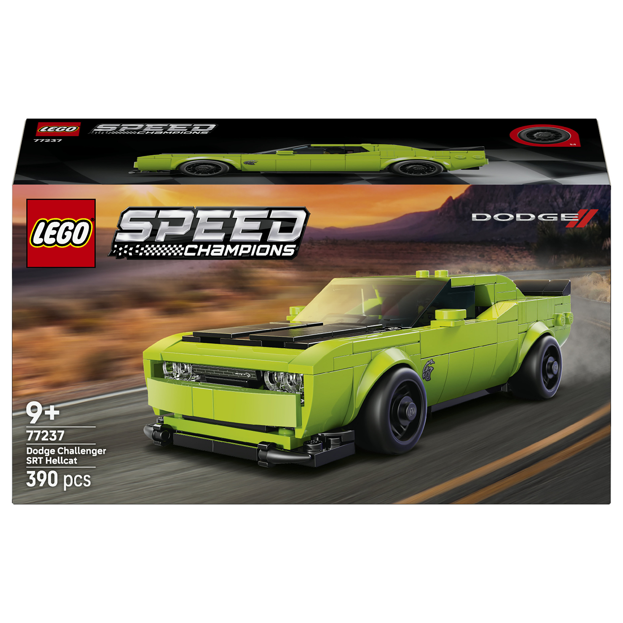LEGO Speed Champions Dodge Challenger SRT Hellcat Sportwagen 77237 Spielwaren