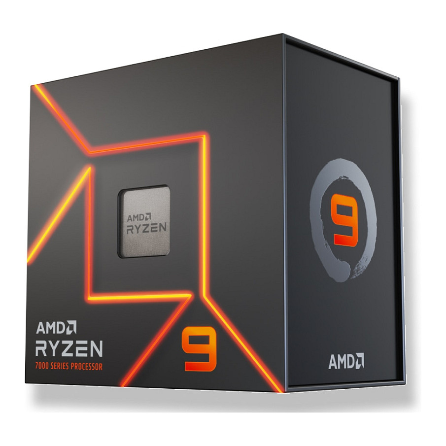 0730143317771 - Ryzen 9 7900   37 GHz processor - Box CPU - 12 Kerne - 37 GHz - AM5 - Boxed (mit Kühler)