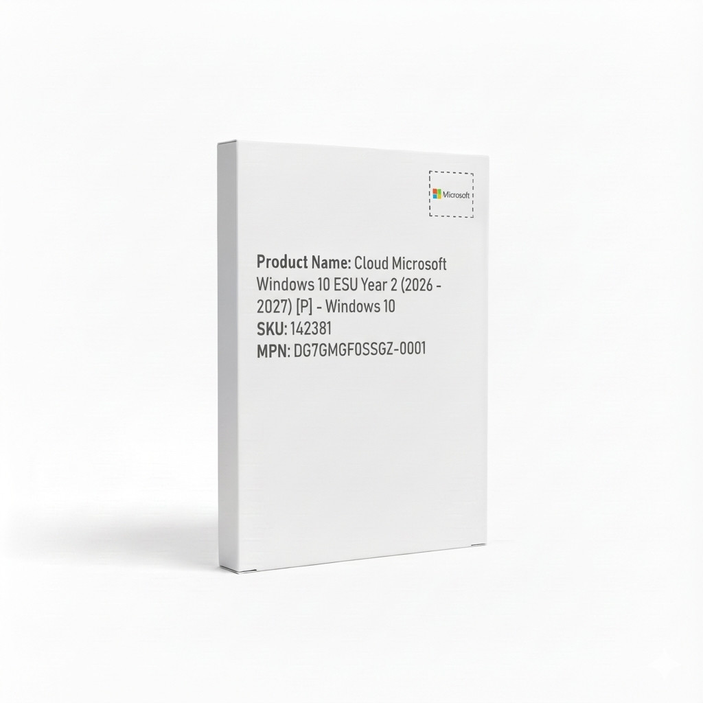 Cloud Microsoft Windows 10 ESU Year 2 (2026 - 2027)  - Windows 10