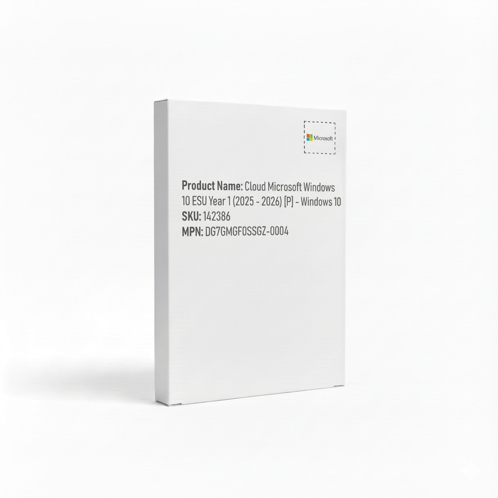 Cloud Microsoft Windows 10 ESU Year 1 (2025 - 2026)  - Windows 10