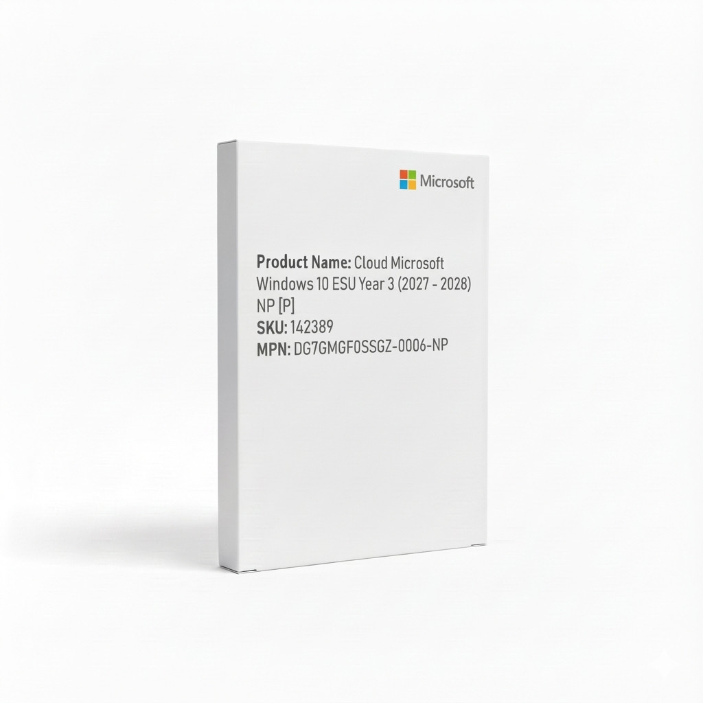 Cloud Microsoft Windows 10 ESU Year 3 NP