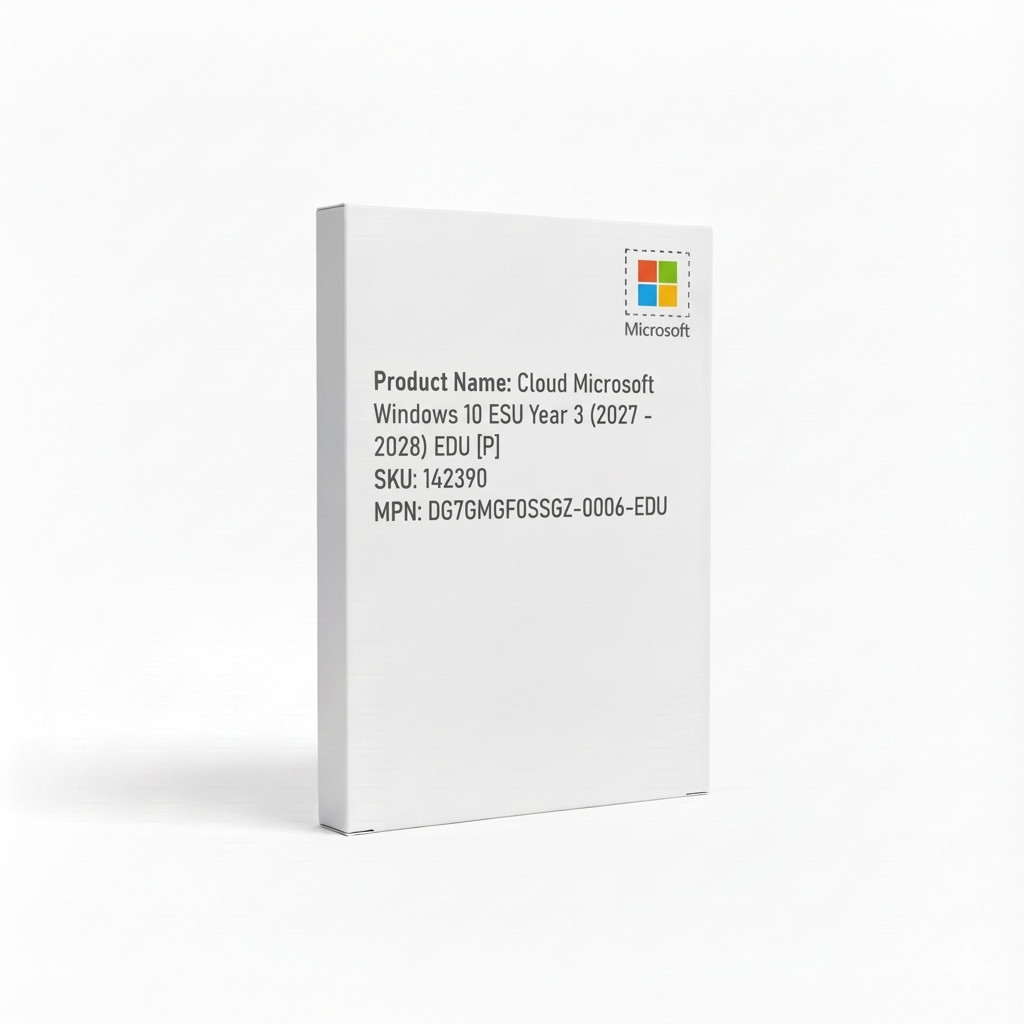 Cloud Microsoft Windows 10 ESU Year 3 EDU