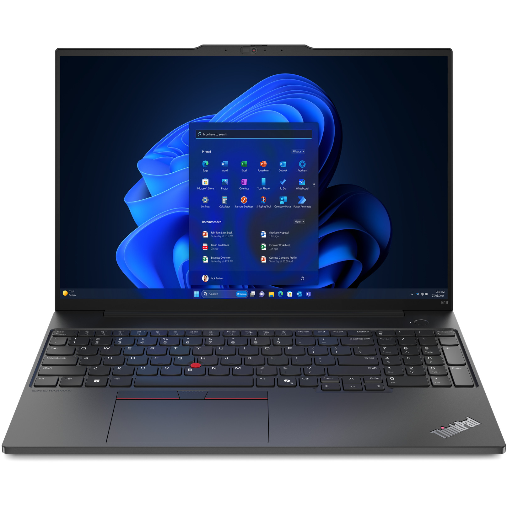 0197530207600 - ThinkPad E16 Gen 2 (Intel)