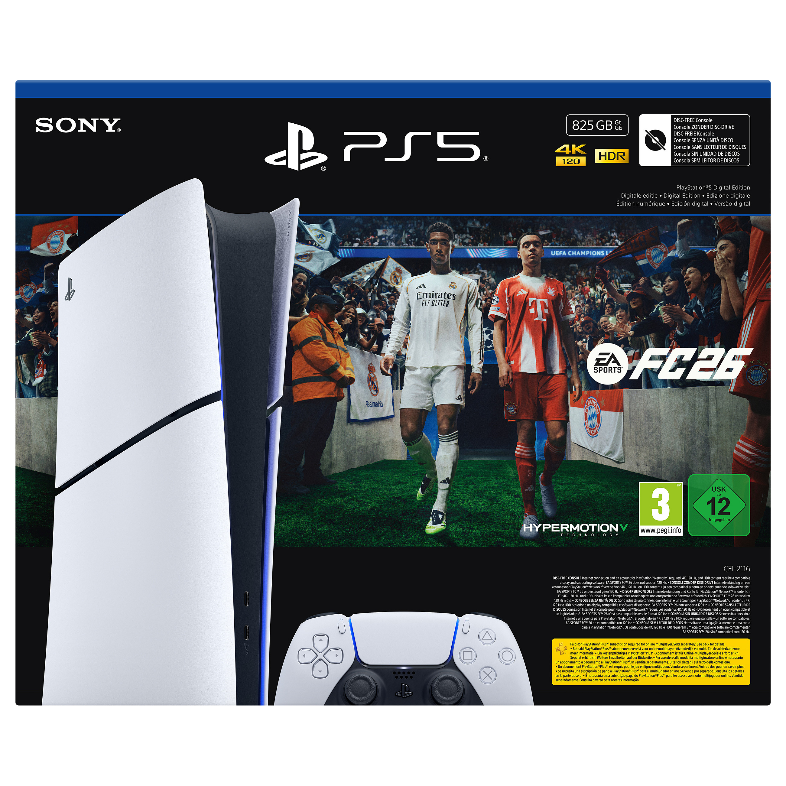 Sony PlayStation 5 Digital + EA Sports FC 26 Bundle