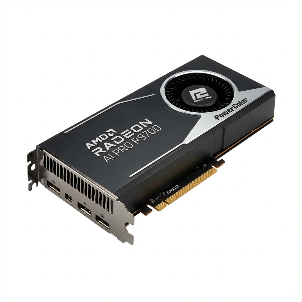 AI PRO 9700 32GB PowerColor Radeon GDDR6