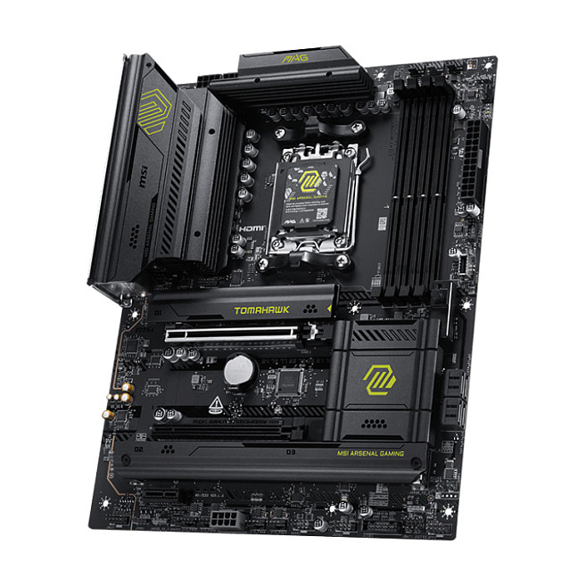 4711377402859 - MAG B850 TOMAHAWK MAX WIFI - motherboard - ATX - Socket AM5 - AMD B850 Mainboard - AMD B850 - AMD AM5 socket - DDR5 RAM - ATX