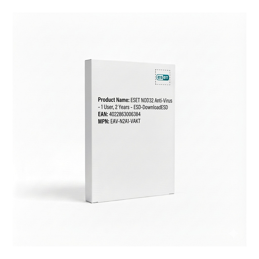 ESET NOD32 Anti-Virus - 1 User. 2 Years - ESD-DownloadESD
