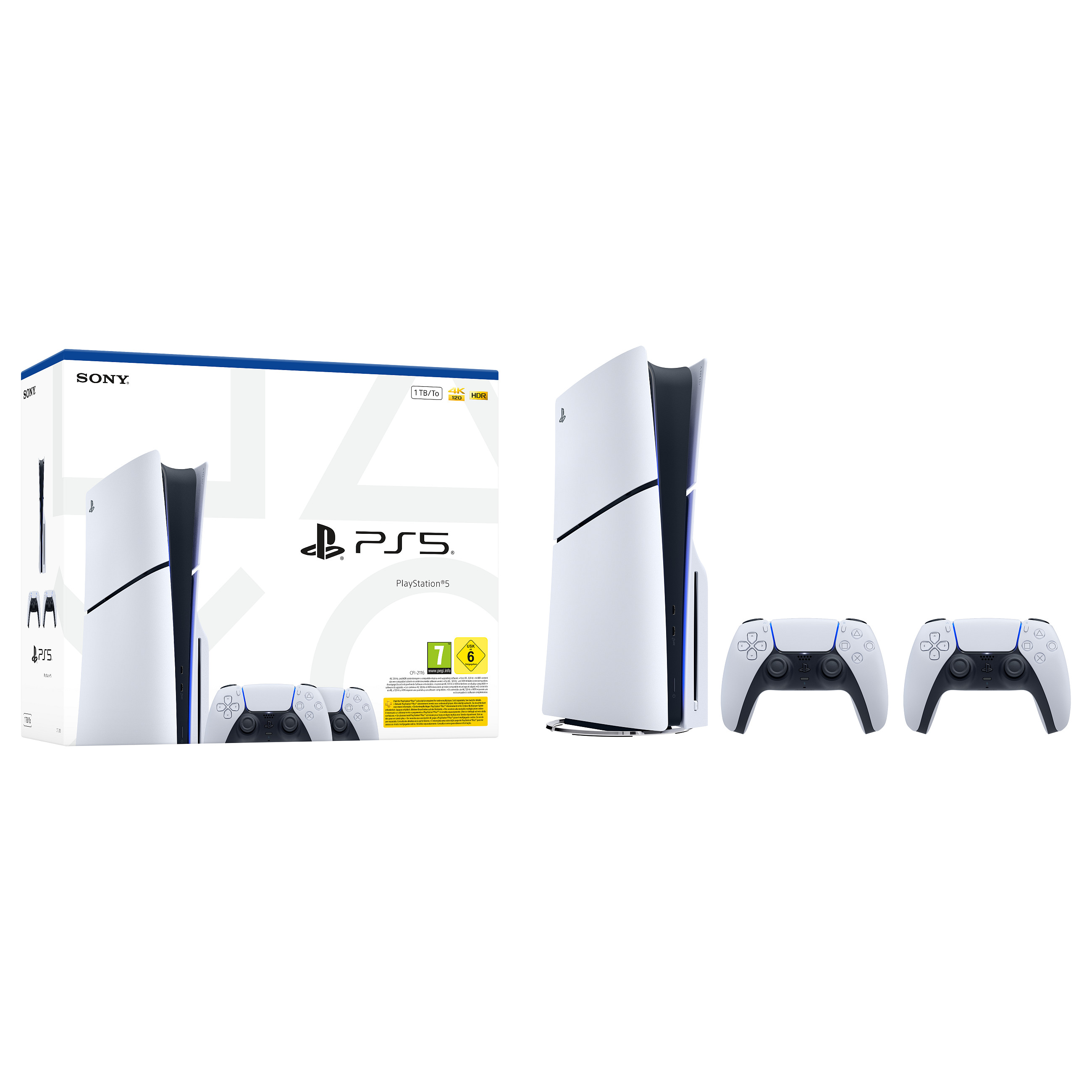 0711719022404 - Playstation 5 Bundle Disc-Edition inkl zweiten DualSense Controller White