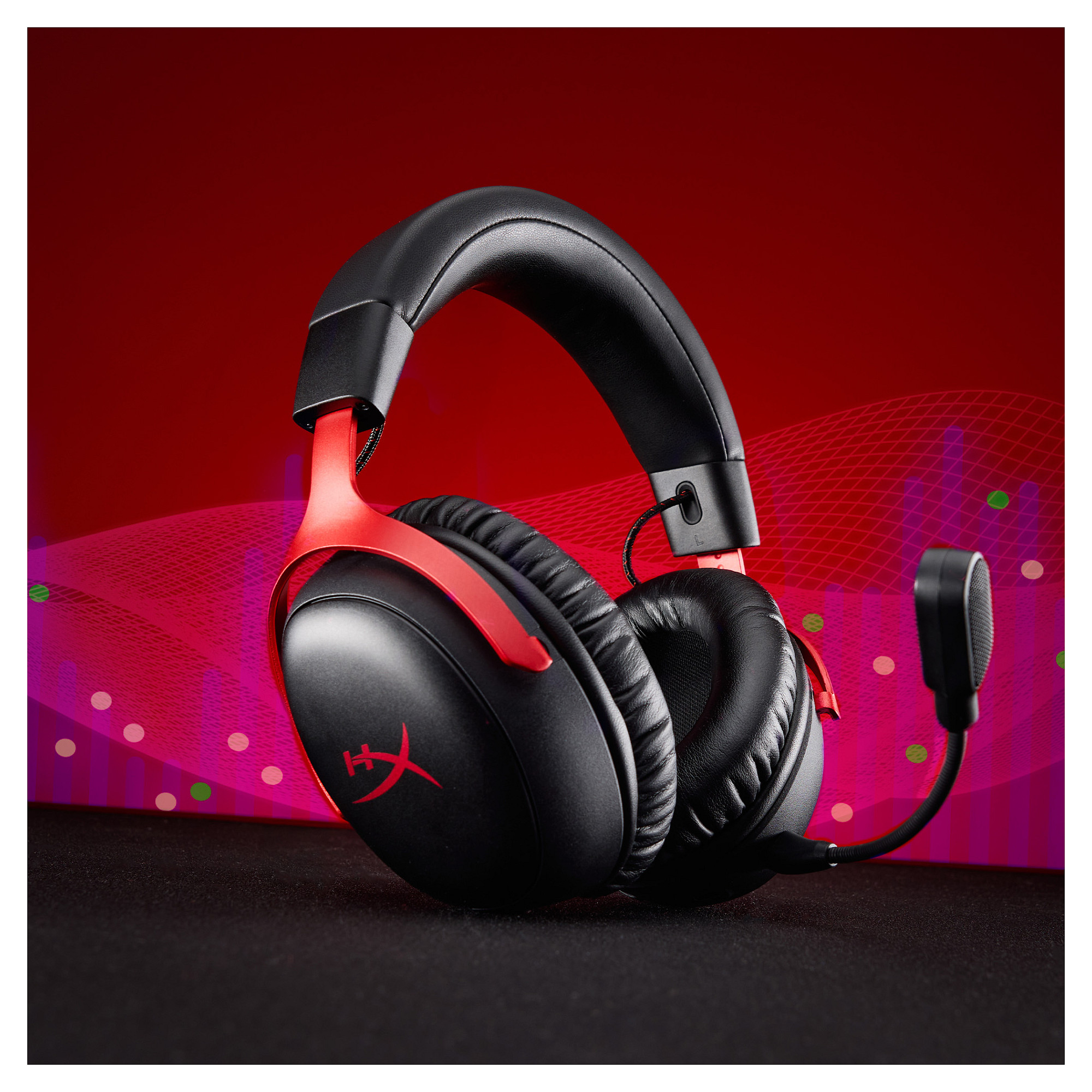 HyperX Cloud III S Wireless Black-Red Gaming Headset