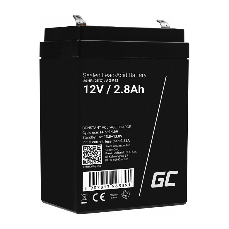 Green Cell AGM42 industrial rechargeable battery