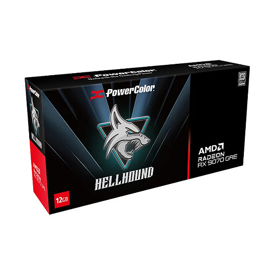 PowerColor Hellhound AMD Radeon RX 9070 GRE 12GB GDDR6