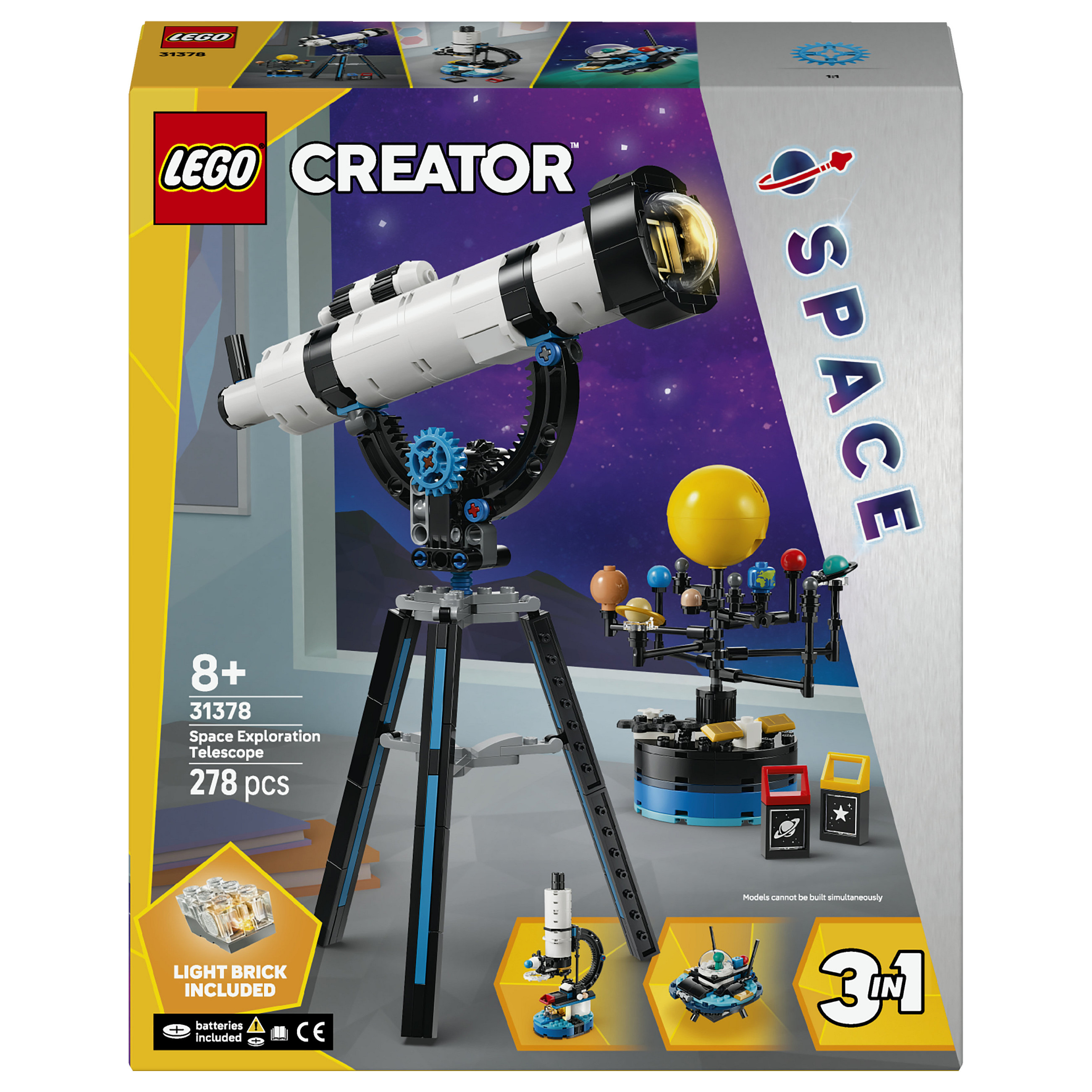 LEGO 31378 Creator 3-in-1 - Weltraumteleskop Spielwaren