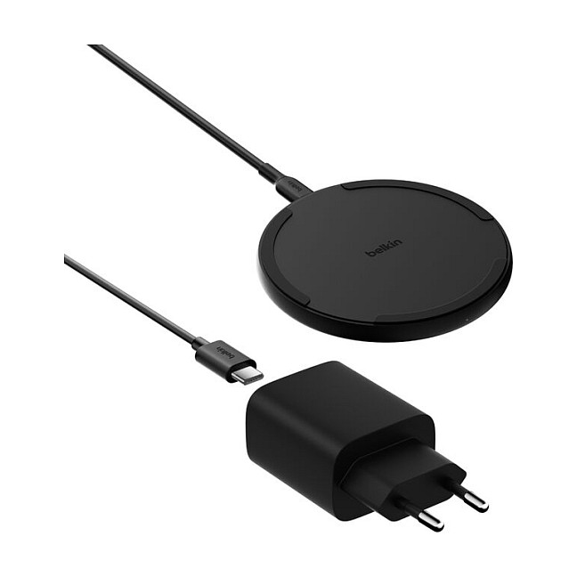 Belkin BOOST Charge Ladepad 15W USB-C mit Netzt.schw. Smartphone Zubehör
