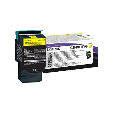 LEXMARK Toner gelb Rck. C54x/X54x ca. 2.000 S. Toner