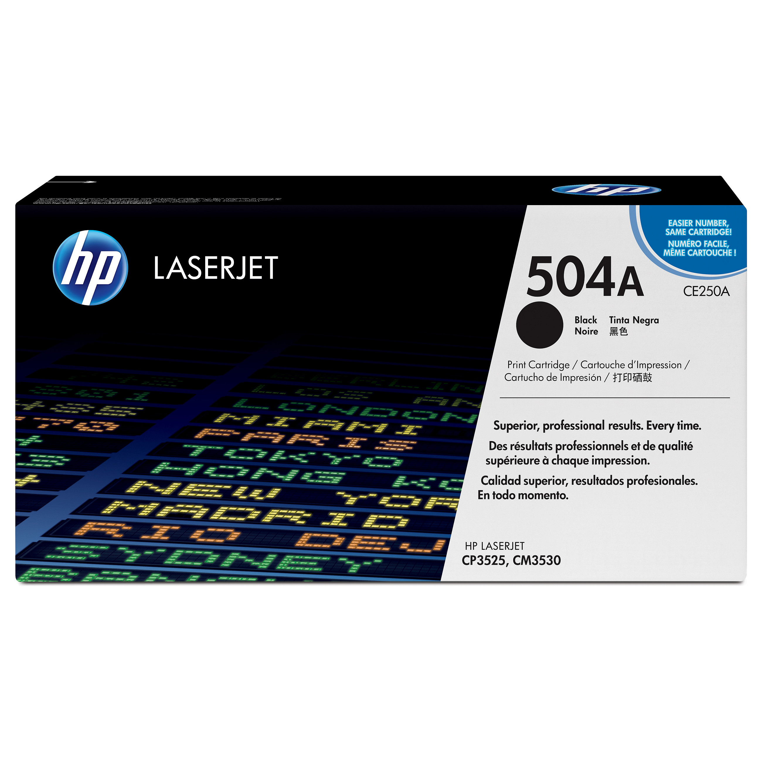 HP Toner 504A CE250A Schwarz