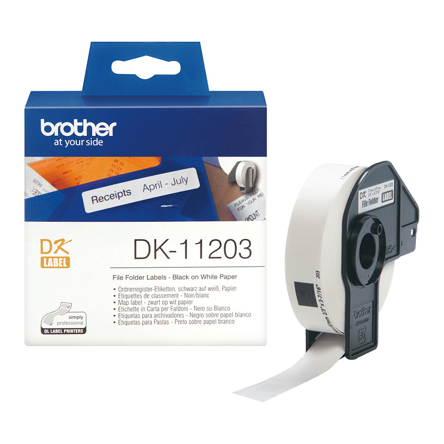 BROTHER DK11203 Ordnerregister Etik