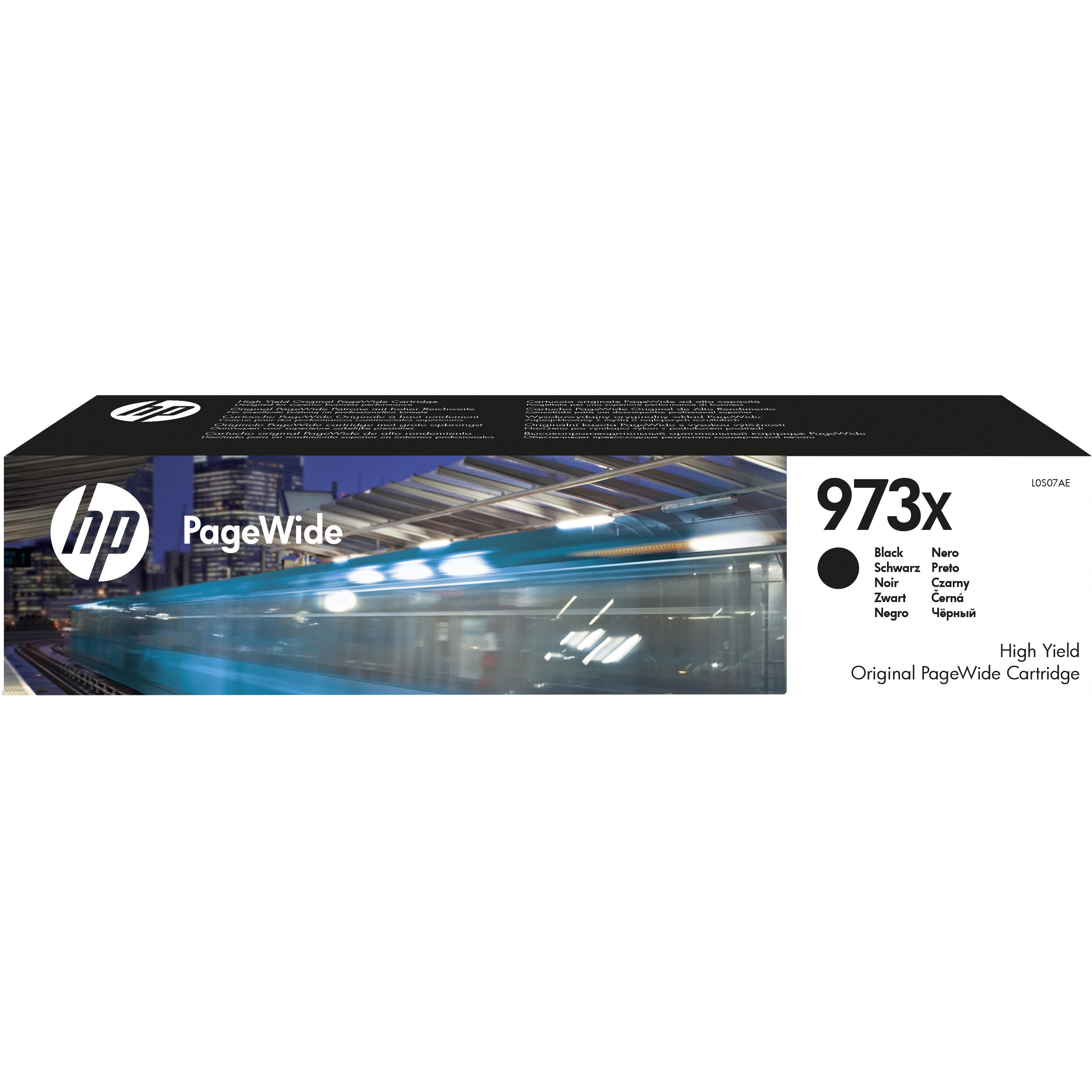 HP 973X High Yield Black Original PageWide Cartridge ink cartridge - L0S07AE