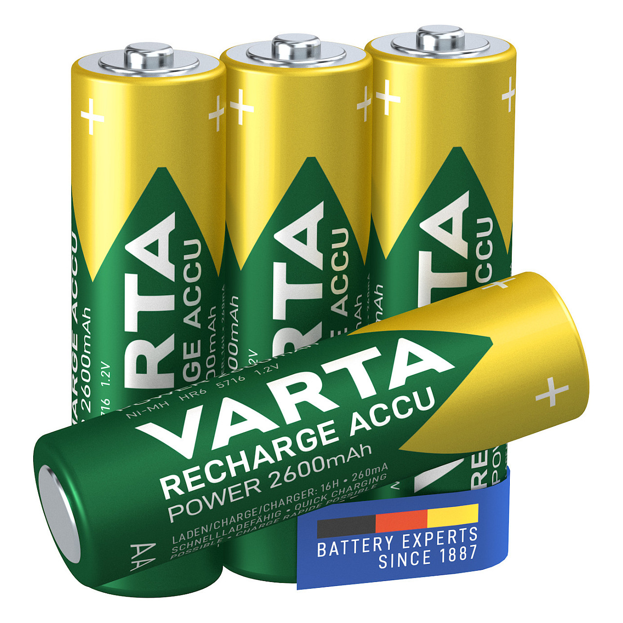 Akku AA 1.2V (HR06) *Varta* Recharge Accu - 4er-Pack