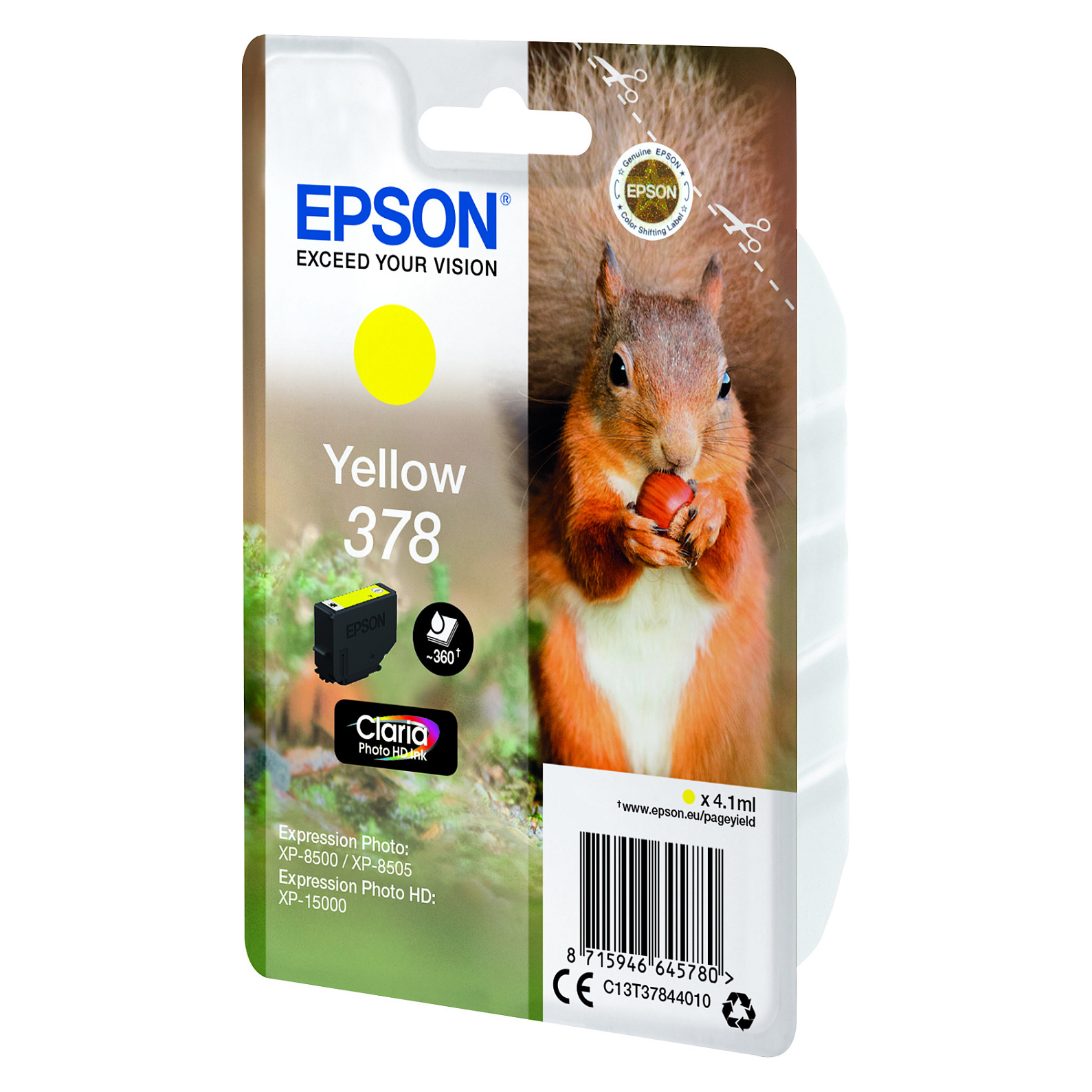 Epson Squirrel C13T37844010 ink cartridge