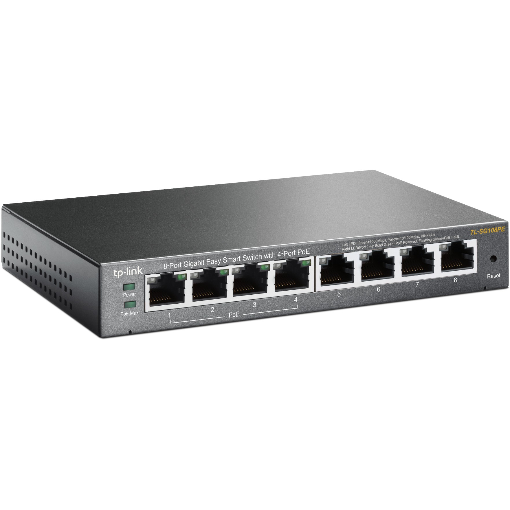 TP-Link TL-SG108PE, Switching Hubs, TP-Link TL-SG108PE  (BILD2)