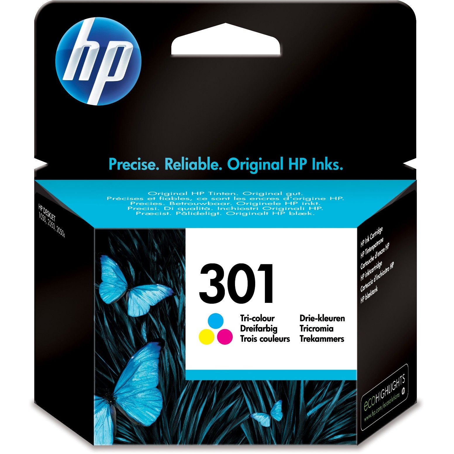 HP 301 Tri-color Original ink cartridge - CH562EE