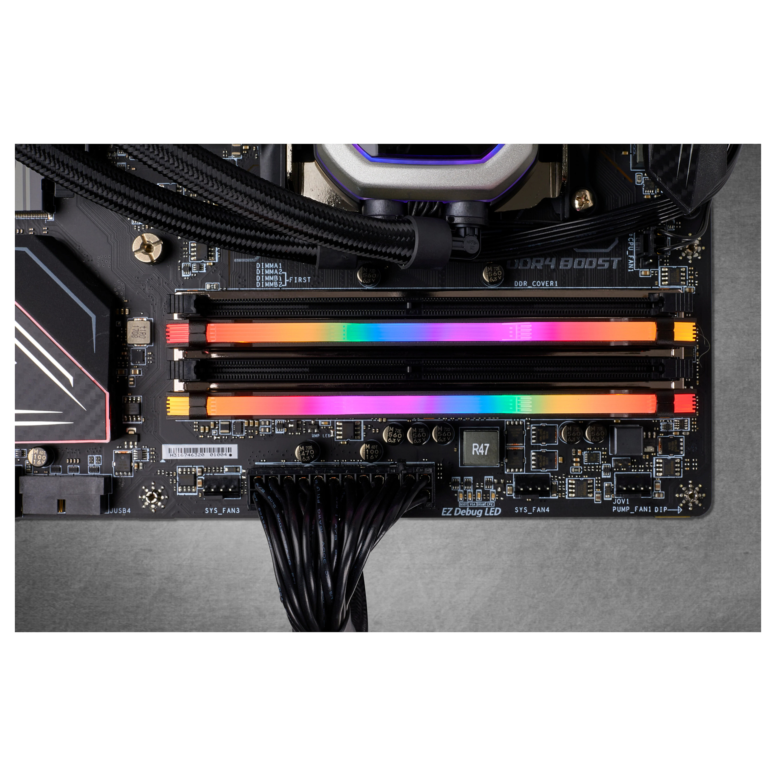 Corsair Vengeance RGB CMW16GX4M2A2666C16 memory module