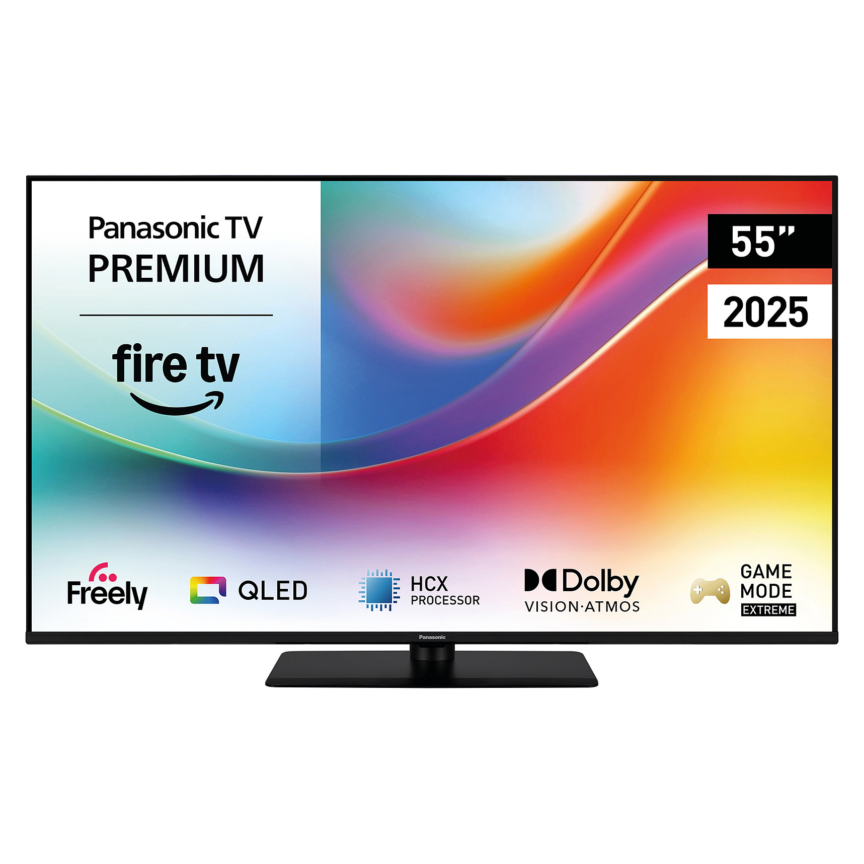 139.0cm/55" (3840x2160) Panasonic TV-55W85BEZ 16:9 Mini LED 144Hz HDMI USB WLAN Bluetooth HDR10+ Adaptive Speaker Black