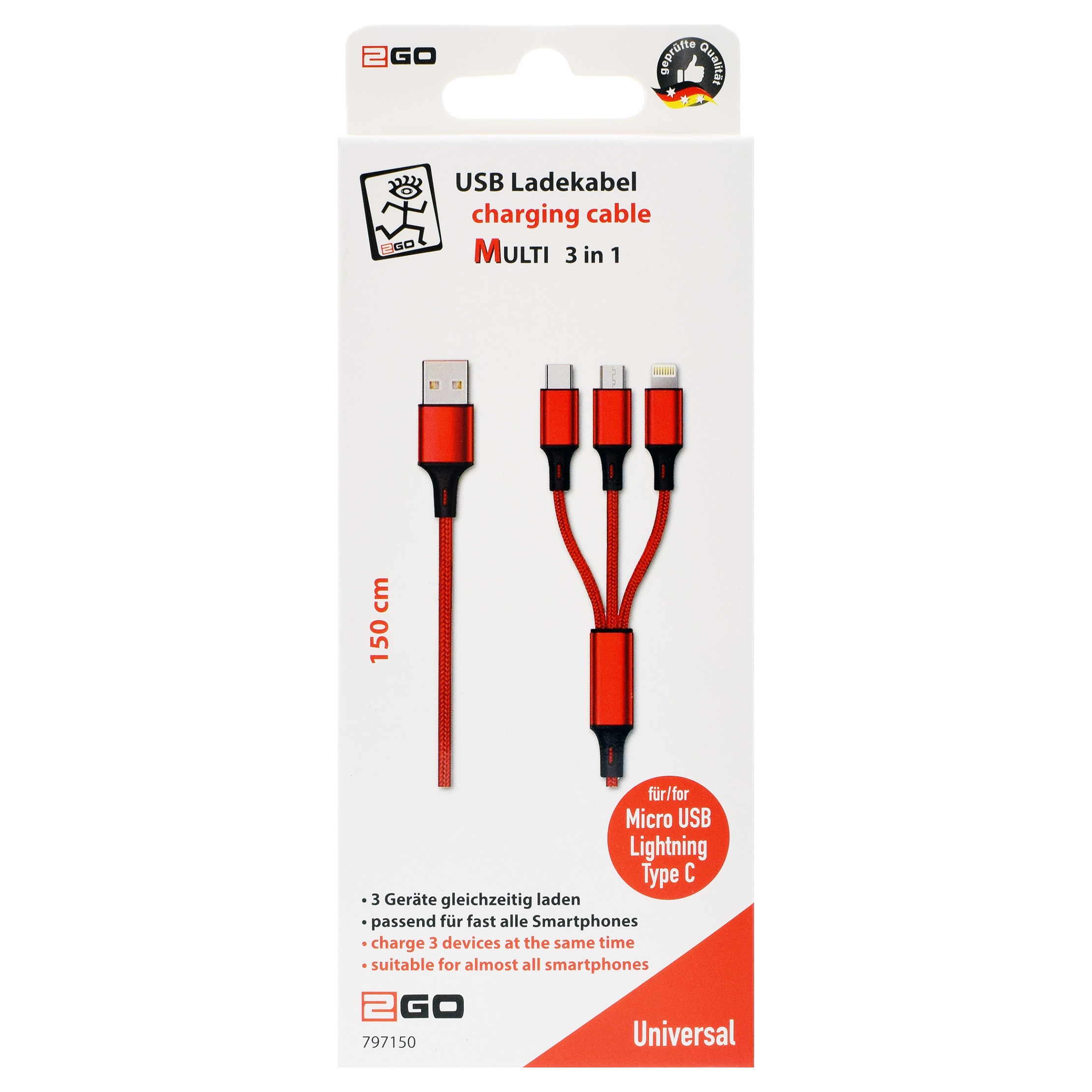 2GO 797150 USB cable