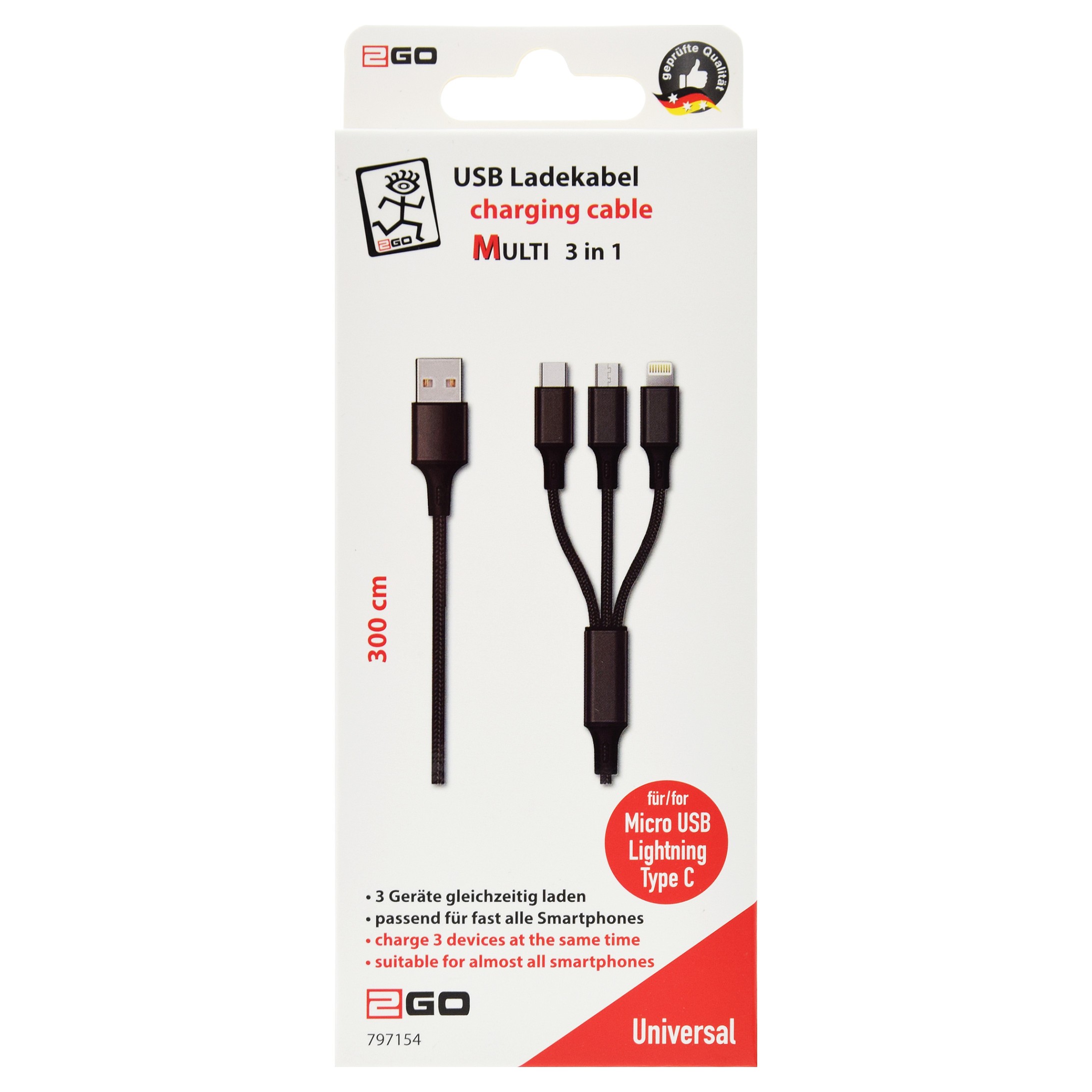 2GO 797154 USB cable