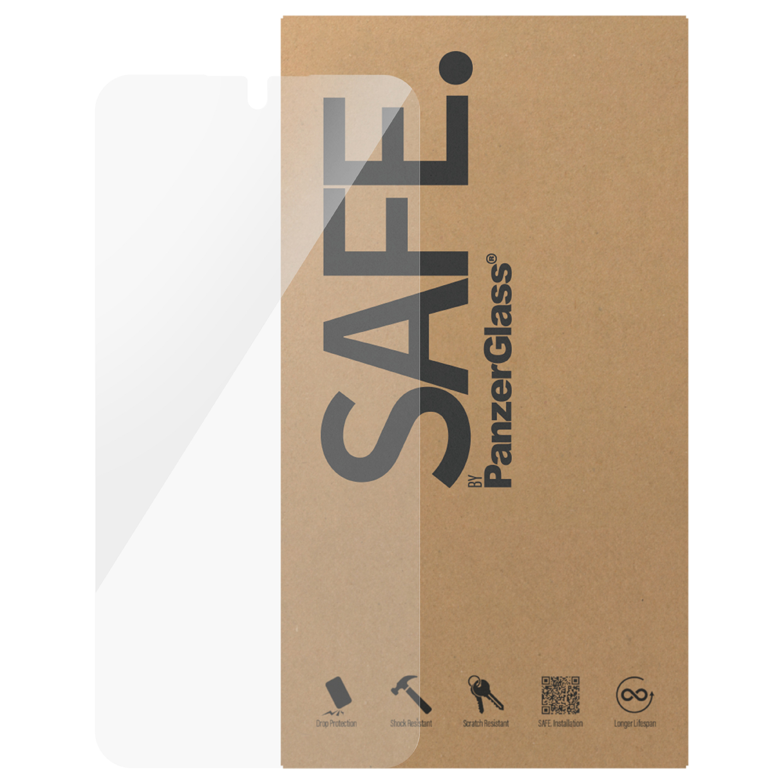 PanzerGlass SAFE. by ® Screen Protector Samsung Galaxy A55 5G | Ultra-Wide Fit | BULK