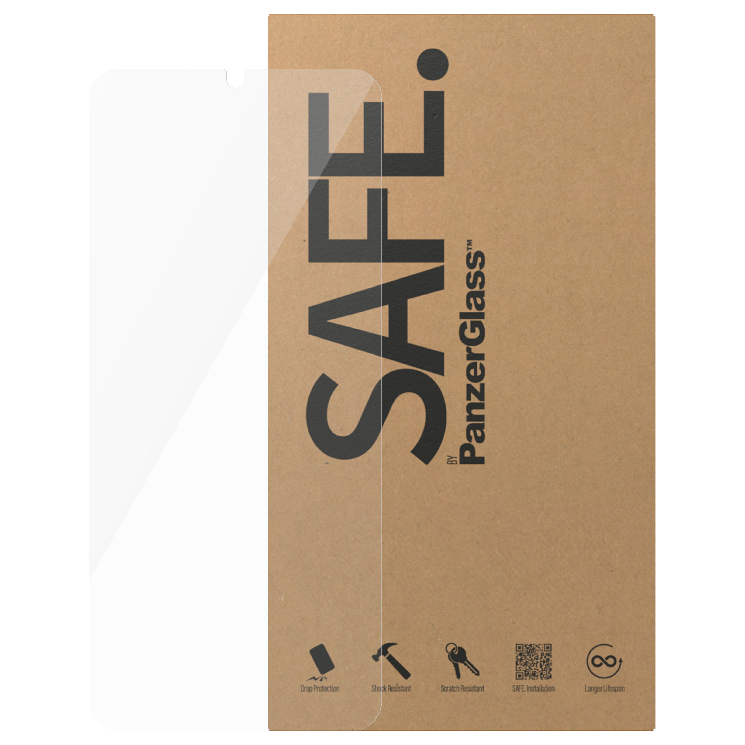 PanzerGlass SAFE. by ® Screen Protector Samsung Galaxy S21 5G | Ultra-Wide Fit | BULK