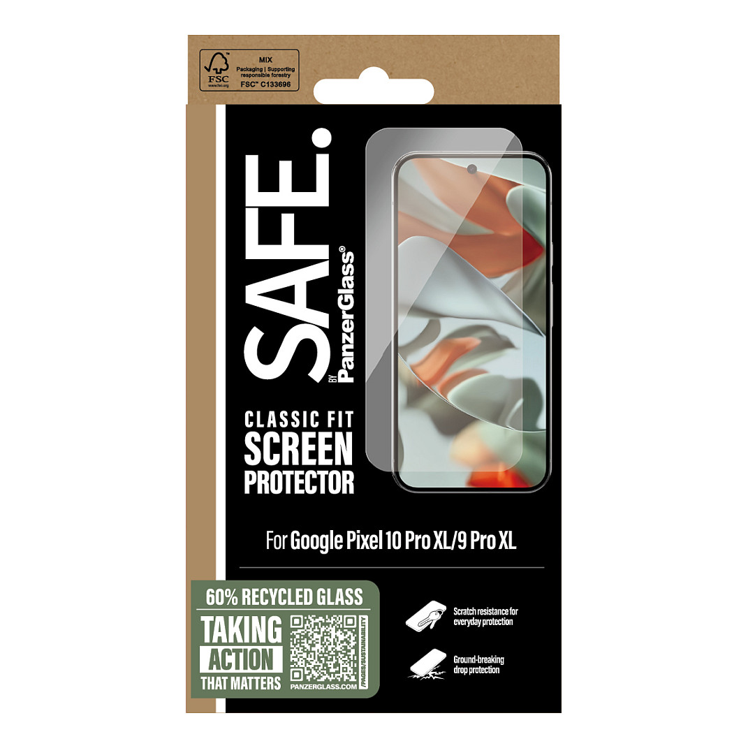 PanzerGlass SAFE. by ® Screen Protector Google Pixel 10 Pro XL | 9 Pro XL | Classic Fit