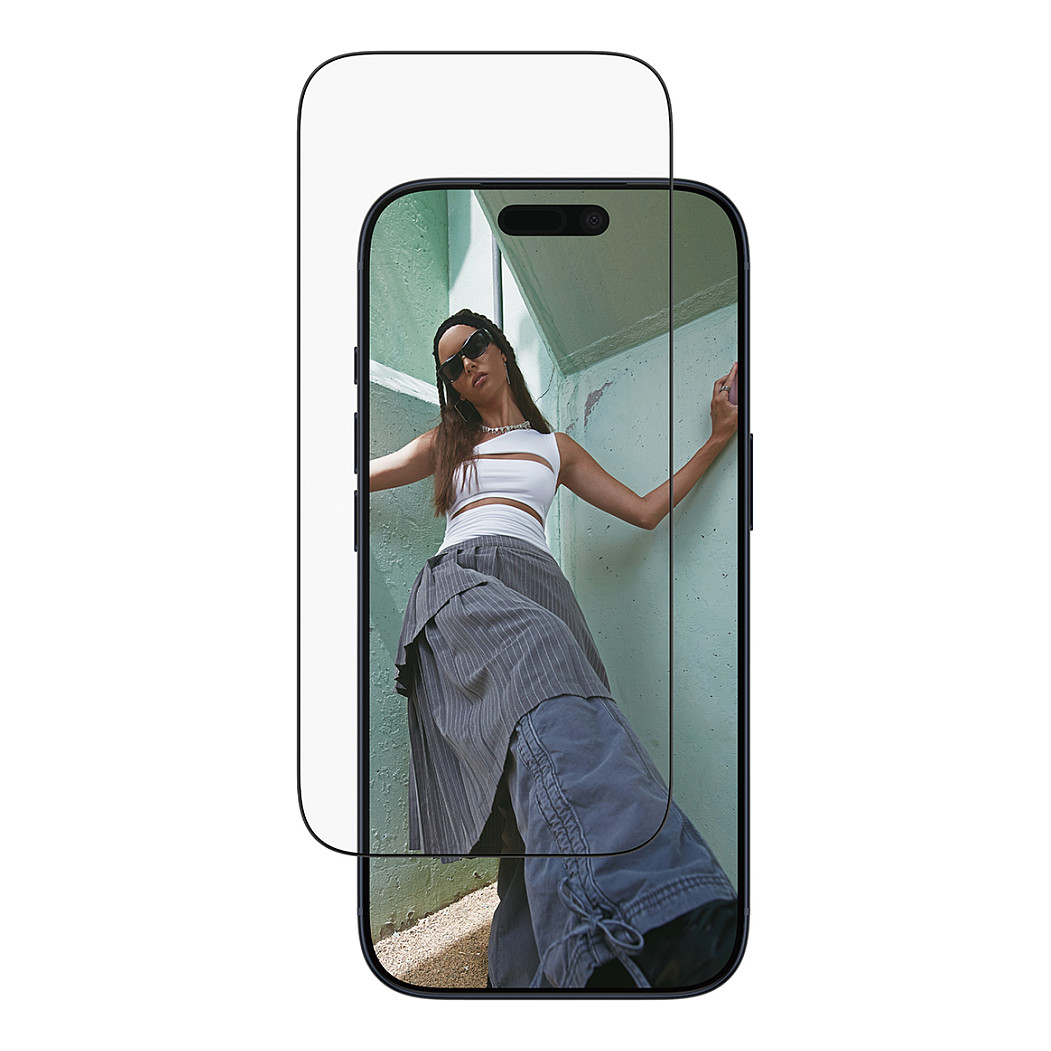 PanzerGlass SAFE. by ® Screen Protector w. Black Frame iPhone 17 Pro | Ultra-Wide Fit w. EasyAligner