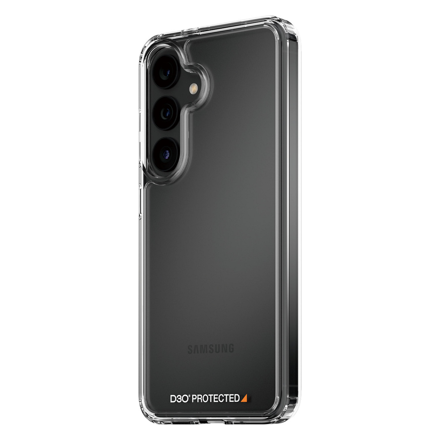 PanzerGlass ® HardCase Transparent w. D3O® Samsung Galaxy S24 mobile phone case