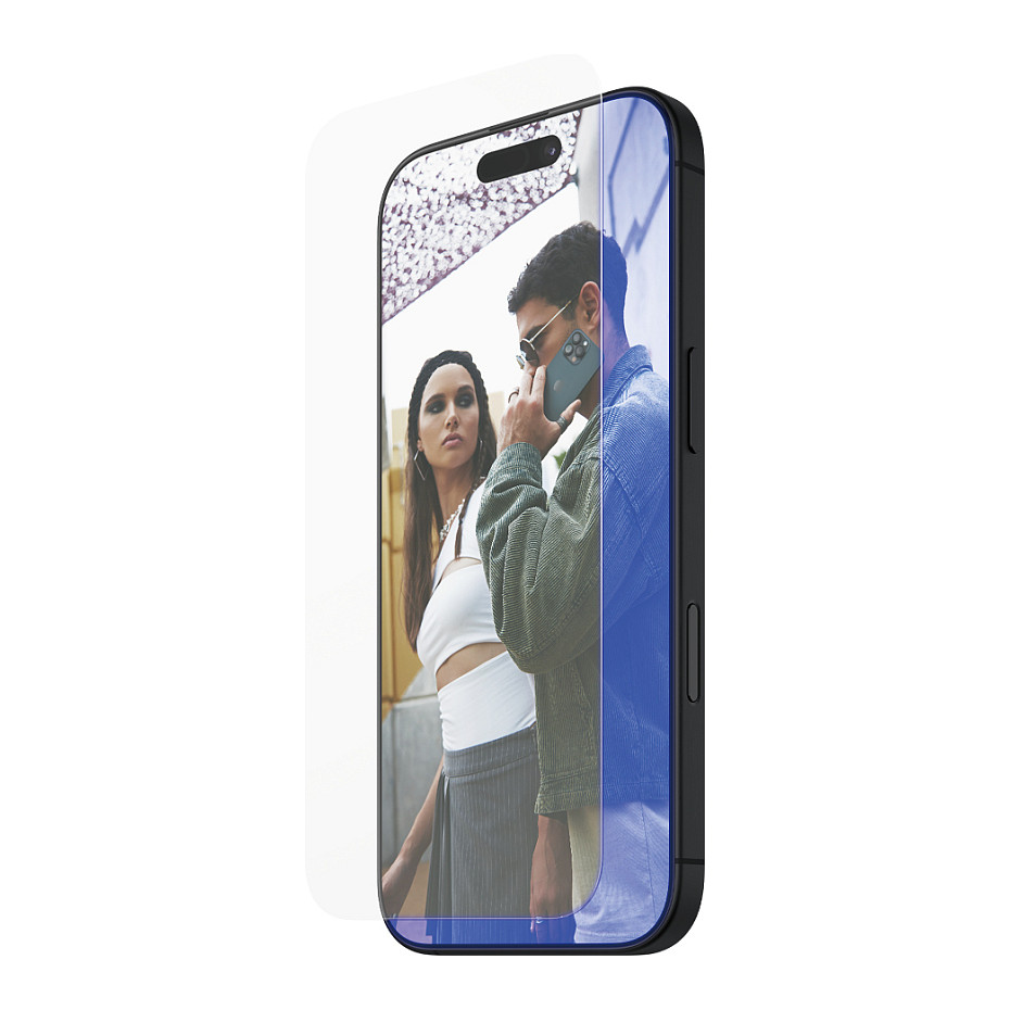PanzerGlass SAFE. by ® Anti-Blue Light Screen Protector iPhone 16 | 15 | Ultra-Wide Fit
