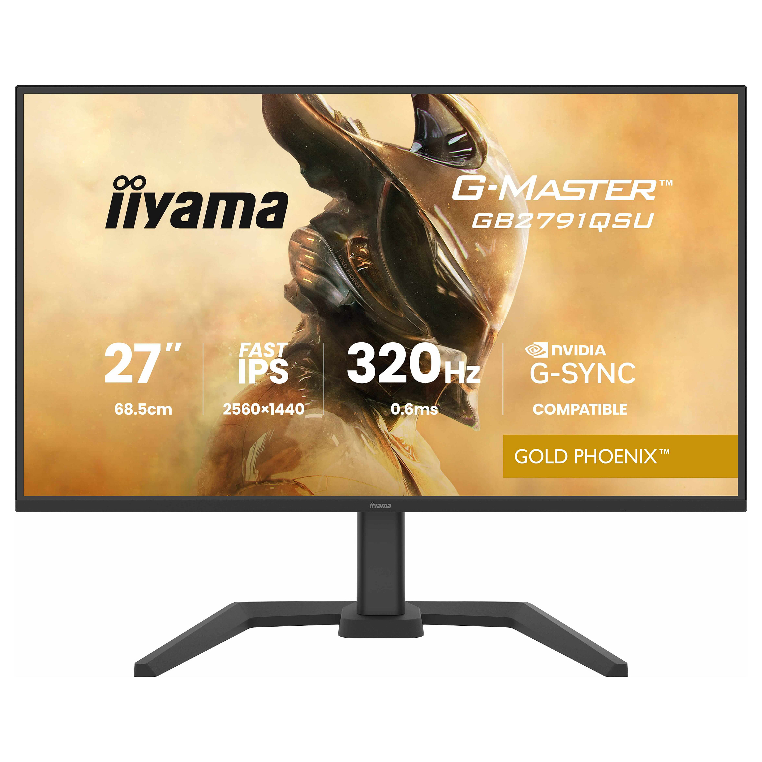 iiyama G-MASTER Gold Phoenix™ GB2791QSU-B1 Gaming-Monitor 68,5 cm (27") mattschwarz