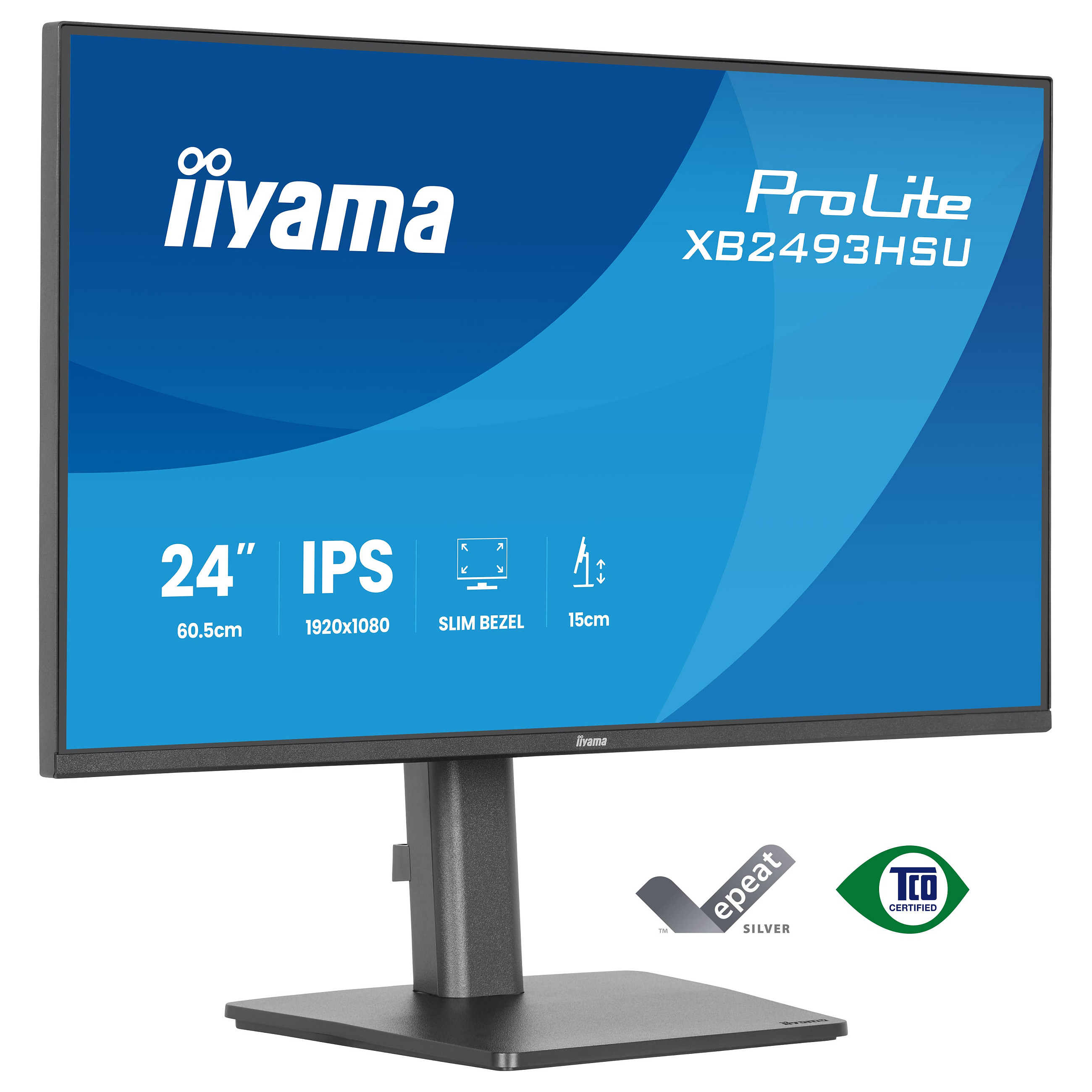 iiyama ProLite XB2493HSU-B1 Monitor 60,5 cm (24") mattschwarz