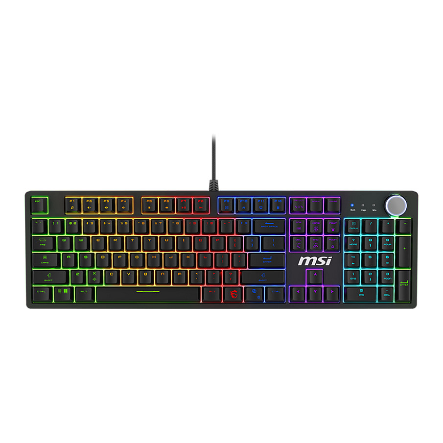 MSI FORGE GK-320 RED Gaming Keyboard. verkabelt