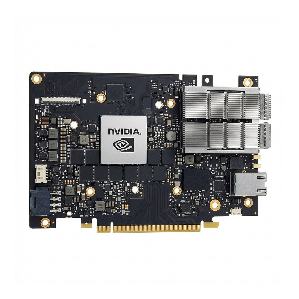 NVIDIA BlueField-3 P-Series B3220 - Netzwerkadapter - PCIe 5.0 x16 - 200 Gigabit QSFP112 x 2 SFP/GBIC-Module
