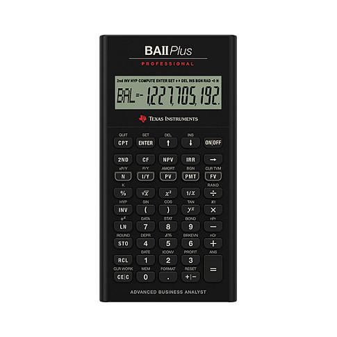 Texas Instruments BA-II Plus calculator