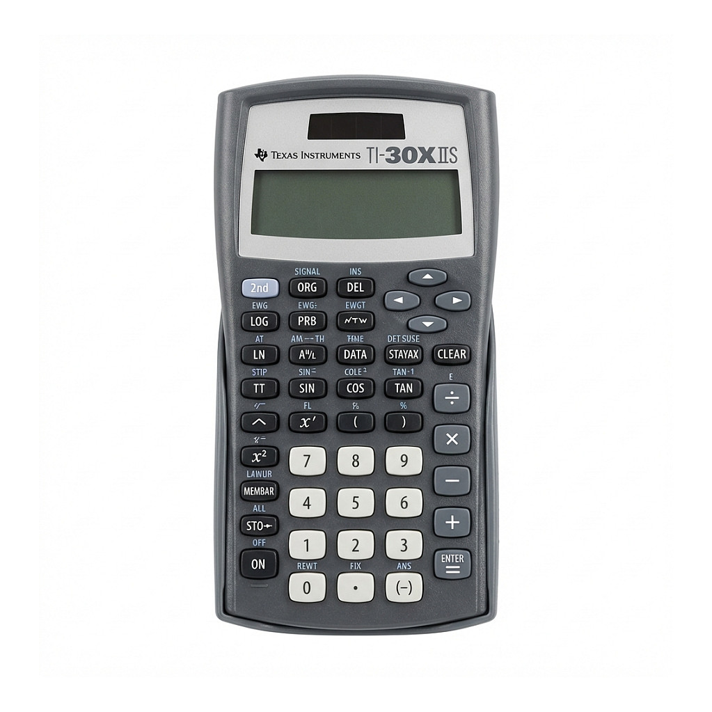 TEXAS INSTRUMENTS Wissenschaftlicher Taschenrechner TI-30 X II S schwarz/silber Büro-Ausstattung