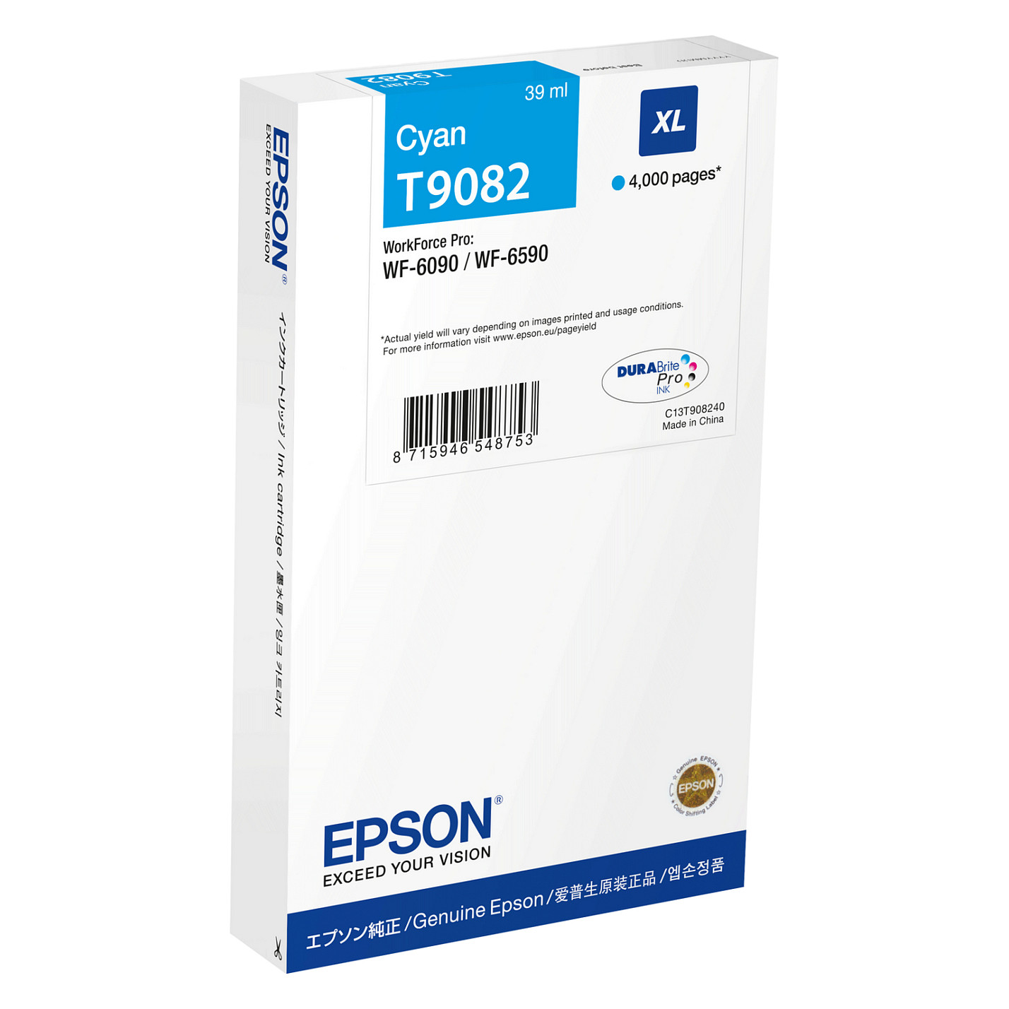 Epson C13T90824N ink cartridge Tinte