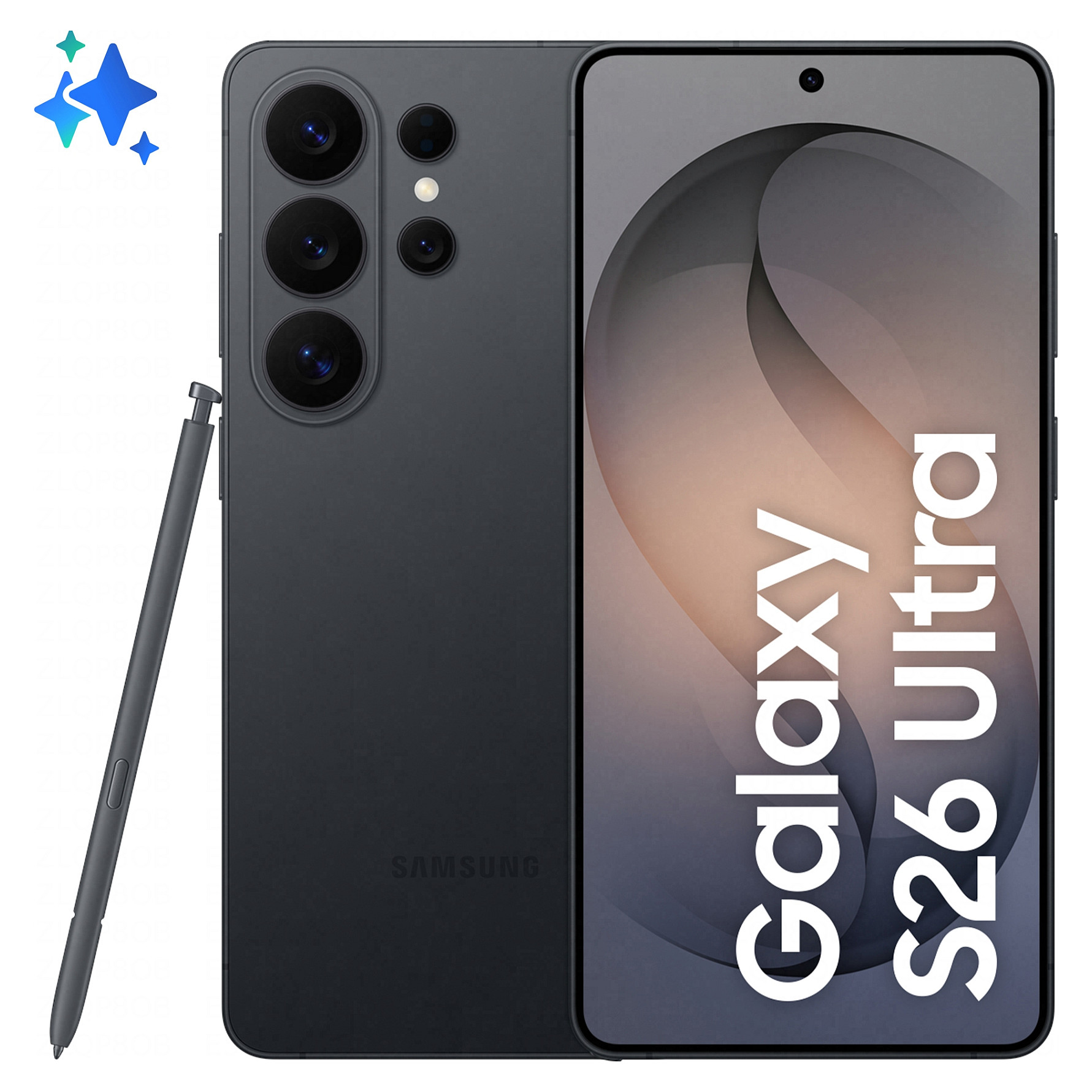 Samsung Galaxy S26 Ultra 256GB Black 17,49cm (6,9") OLED Display, Android 16, 200MP Quad-Kamera