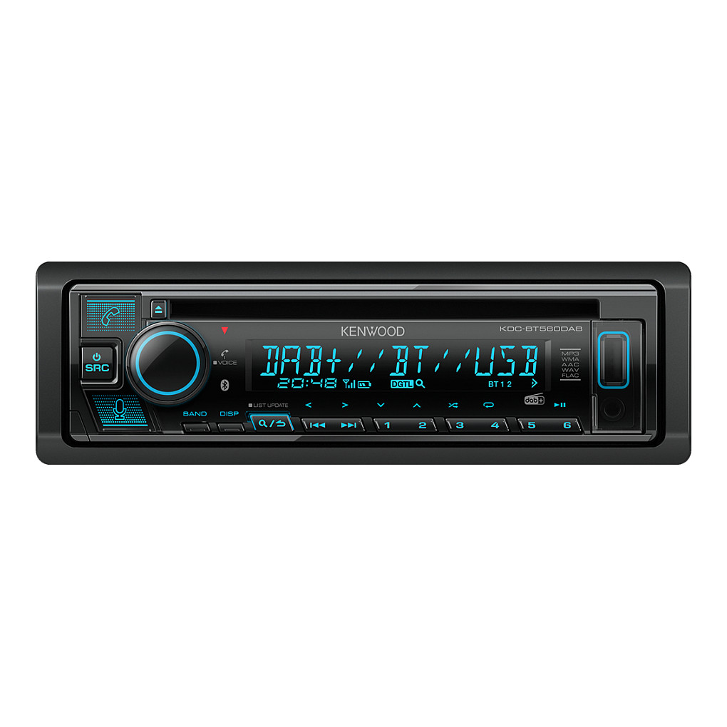 Kenwood KDC-BT560DAB CD/USB/AUX/BT/iPhone + Ant./Microphone
