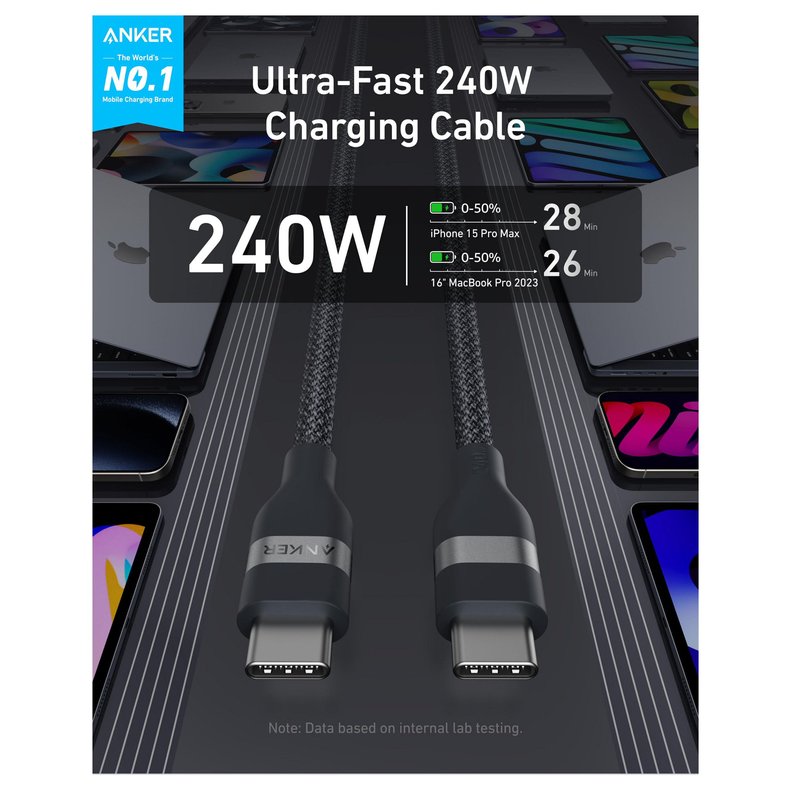 Anker A82E2 USB cable