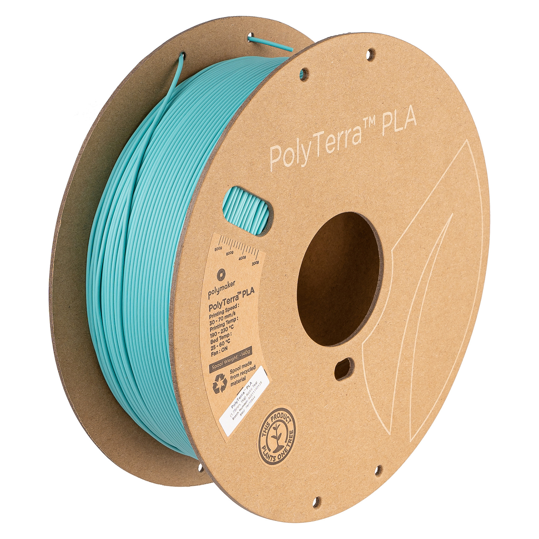 PLA 1,75mm ARCTIC TEAL 1kg
