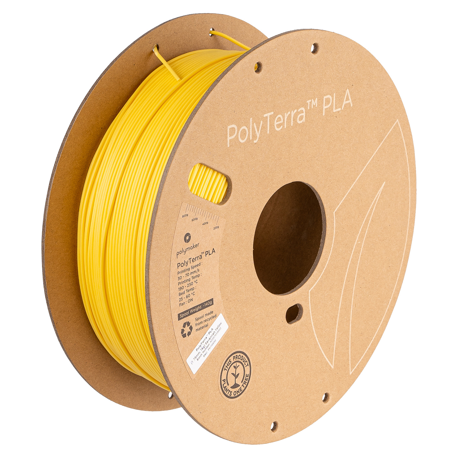 PLA 1,75mm SAVANNAH YELLOW 1kg 3D Druck
