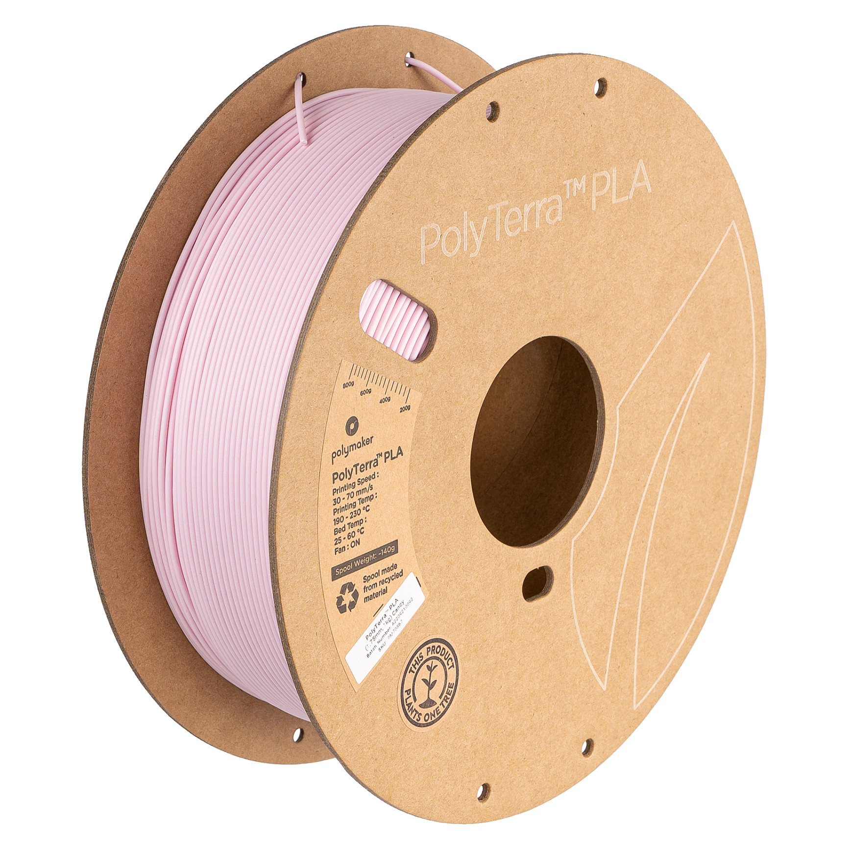 PLA 1,75mm CANDY 1kg 3D Druck
